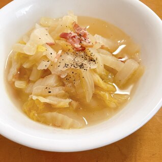 【シンプル】白菜スープ煮